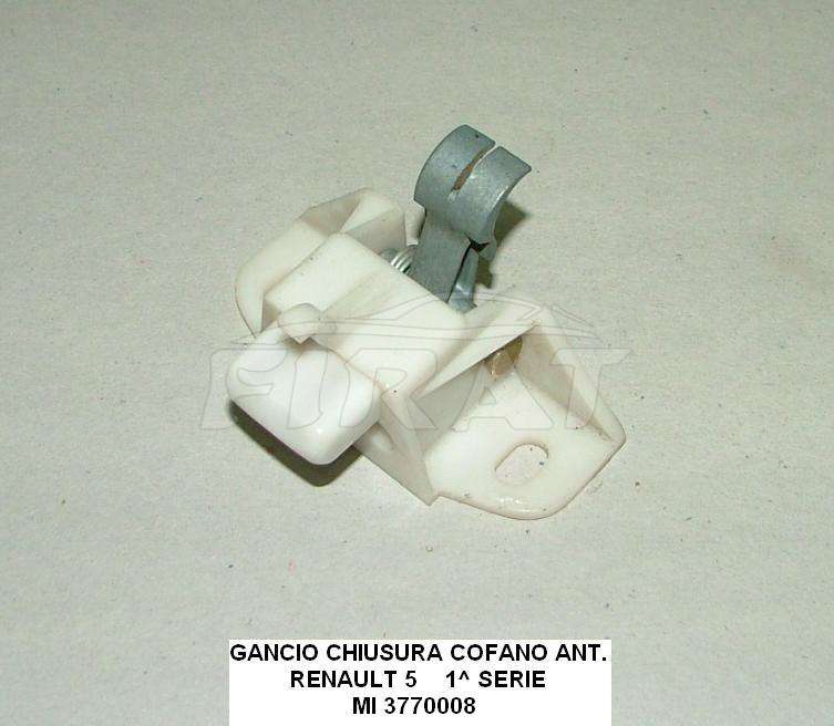 GANCIO CHIUSURA COFANO RENAULT 5 ANT.